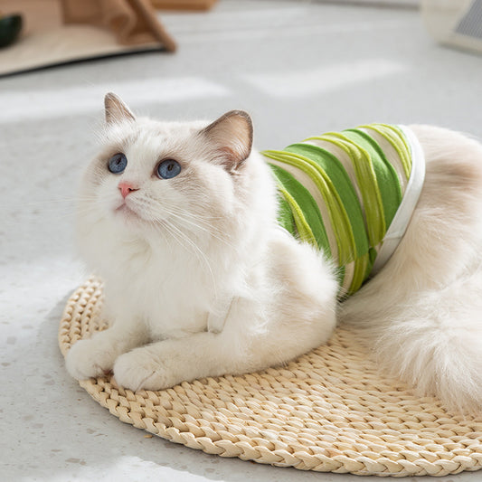 Cute Striped Cat Shirt – Breathable Summer Vest