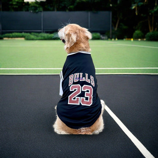 Basketball Dog Jersey – Breathable Team Number Shirt