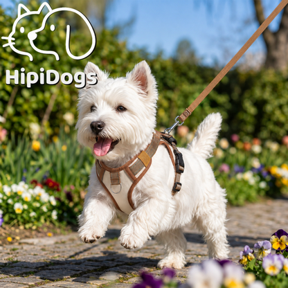 HipiDogs Adjustable No-Pull Dog Harness | Breathable Soft Walking Vest