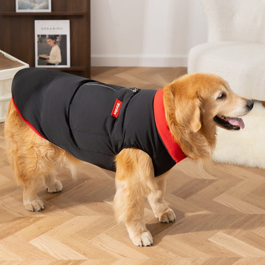 Puffer Vest Dog Jacket for Large Dogs Warm Winter Puppy Coat 3XL–8XL