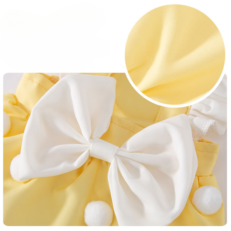 Cute Princess Cat Harness Dress – Bow Design