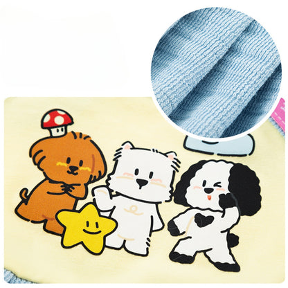 Cute Pleated Dog Dress – Soft Cartoon Puppy Dress for Small Dogs Spring Summer Pet Clothes