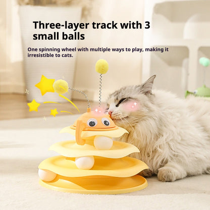 Little Bee Spinner Toy – Interactive Spinning Cat Toy with Fun Motion & Tease Action