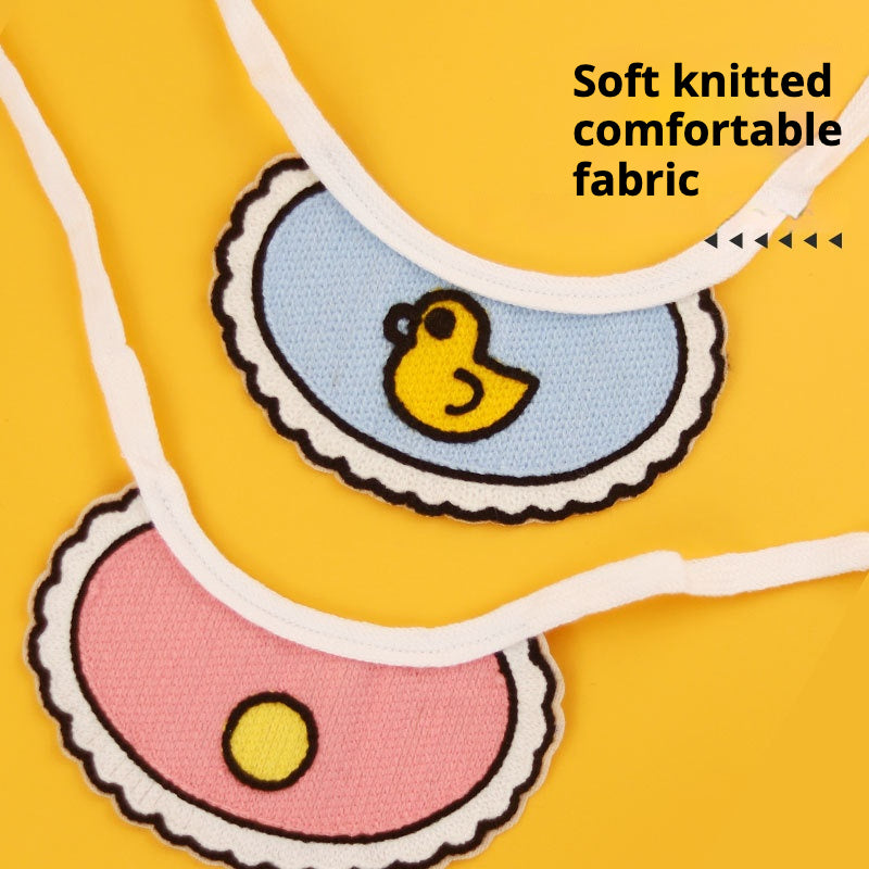 Cute Cat Drool Bibs – Soft Absorbent Pet Bib for Cats, Adjustable Cartoon Bib