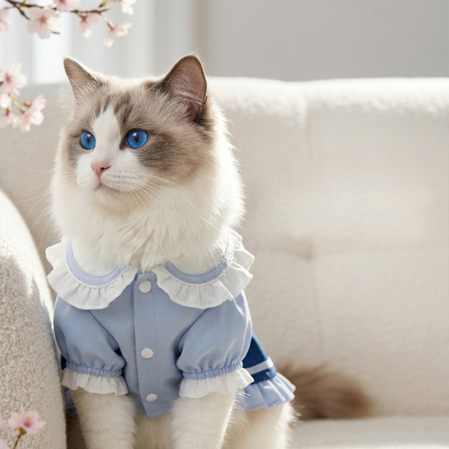 HipiDogs Princess Sailor Dress for Dogs & Cats