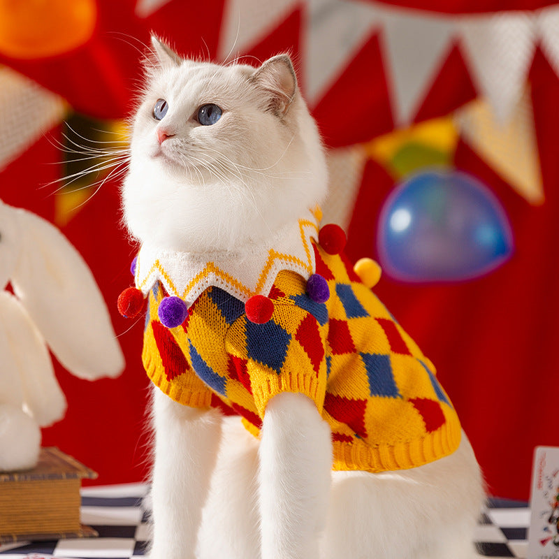 Crazy Circus Costumes for Cats – Colorful, Fun & Festive Knitwear