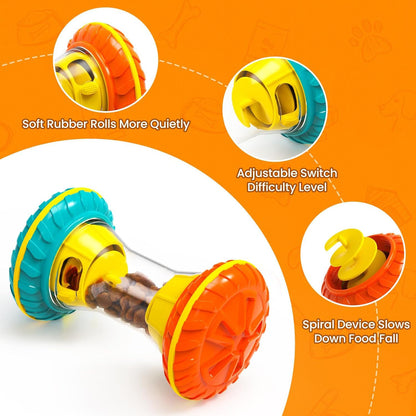 Interactive Dog Treat Dispenser Toy – Fun and Engaging Food Puzzle