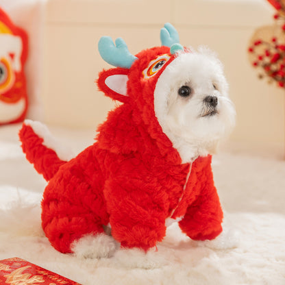 Cute Animal Transformation Costume for Small Dogs