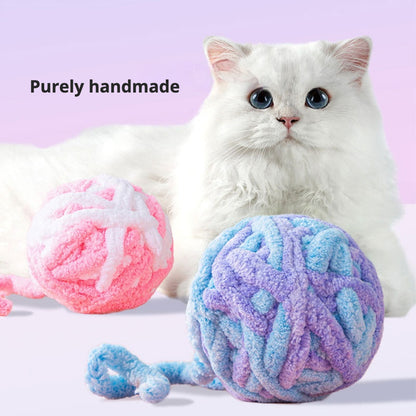 Interactive Cat Yarn Ball Toy – Fun and Engaging for Your Kitty