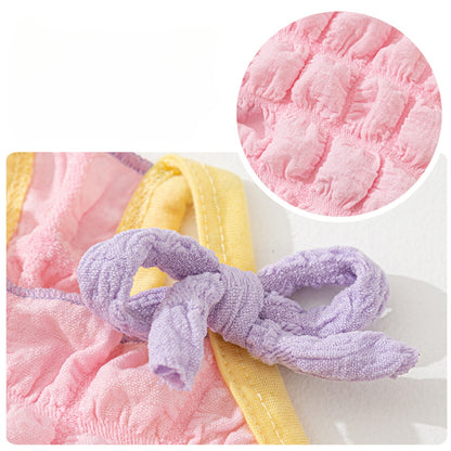 Cute Bow Pet Dress – Soft Summer Outfit for Small Dogs & Cats