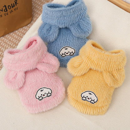 Cute Knitted Cat Sweater Vest – Warm Soft Pet Pullover for Cats | Cozy Winter Cat Clothing