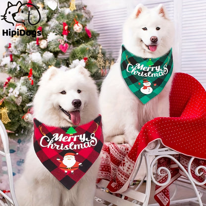 Merry Christmas Dog Bandana | Festive Holiday Bib for Dogs | Perfect Gift for Pets - product photo