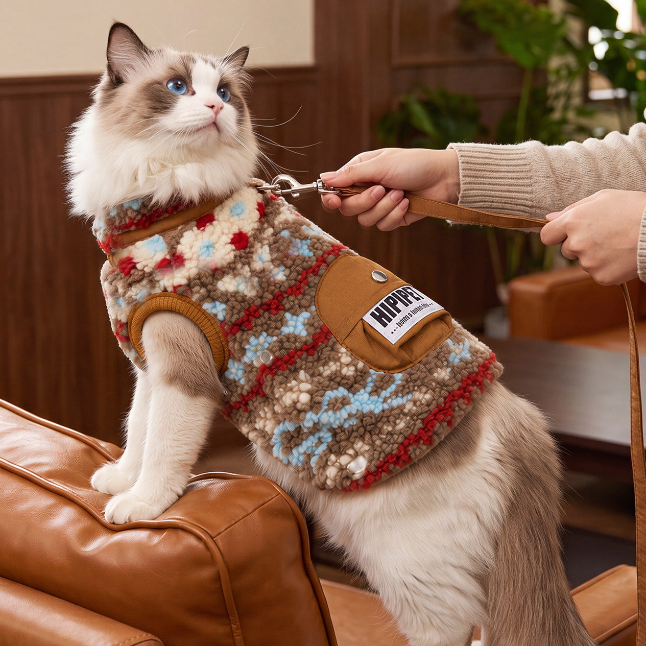 Cozy Winter Sherpa Coat for Dogs & Cats