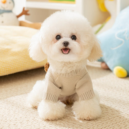 Lovely Lion Knit Sweater for Small Dogs