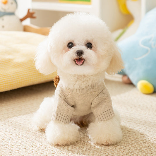 Lovely Lion Knit Sweater for Small Dogs