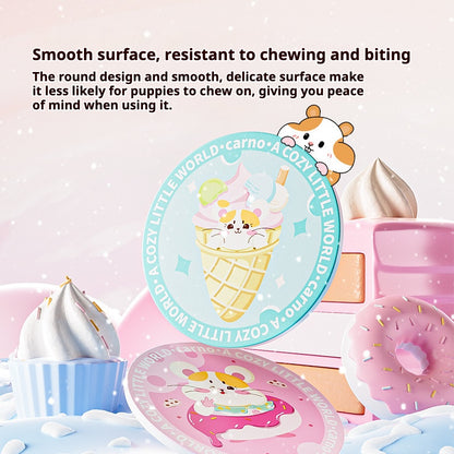 Hamster Cooling Mat, Crystal Ice Cooling Plate for Small Pets – Summer Heat Relief, Easy to Clean & Safe