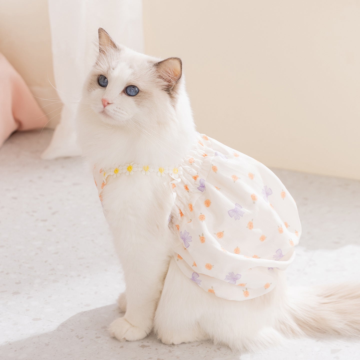 HipiDogs Floral Bubble Dress for Dogs & Cats