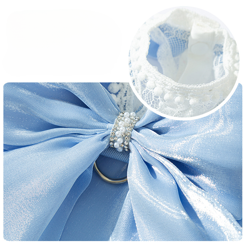 Princess Cat Dress with Bow – Elegant Lace Party Outfit