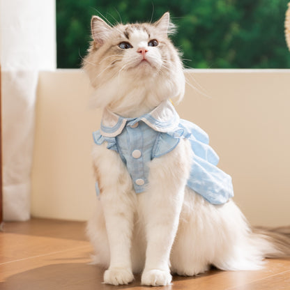 Cute Duck Cat Dress – Soft Summer Outfit