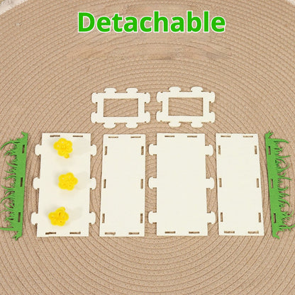 Felt Small Animal Hideout House – Cozy Sleeping Tunnel for Hamsters, Guinea Pigs & Hedgehogs