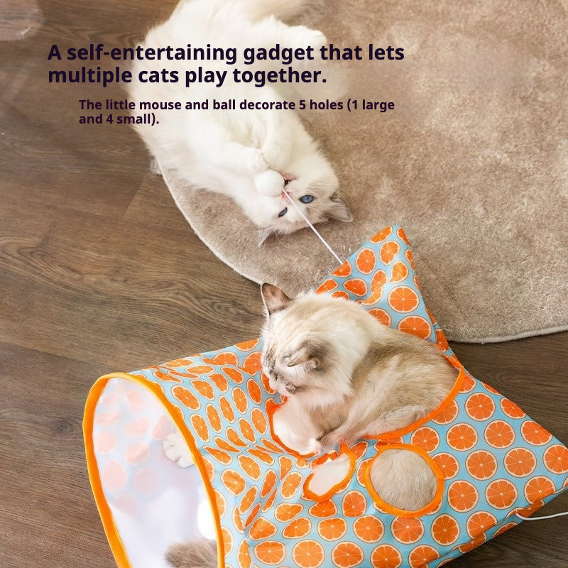 Cat Tunnel Toy – Interactive Crawling Tunnel for Fun & Play