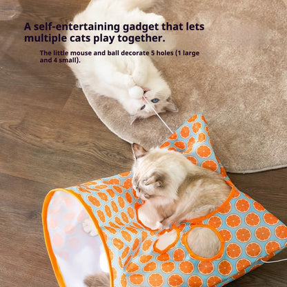 Cat Tunnel Toy – Interactive Crawling Tunnel for Fun & Play