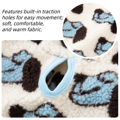 Fleece Hoodie for Large Dogs Soft Warm Puppy Jacket 3XL–8XL