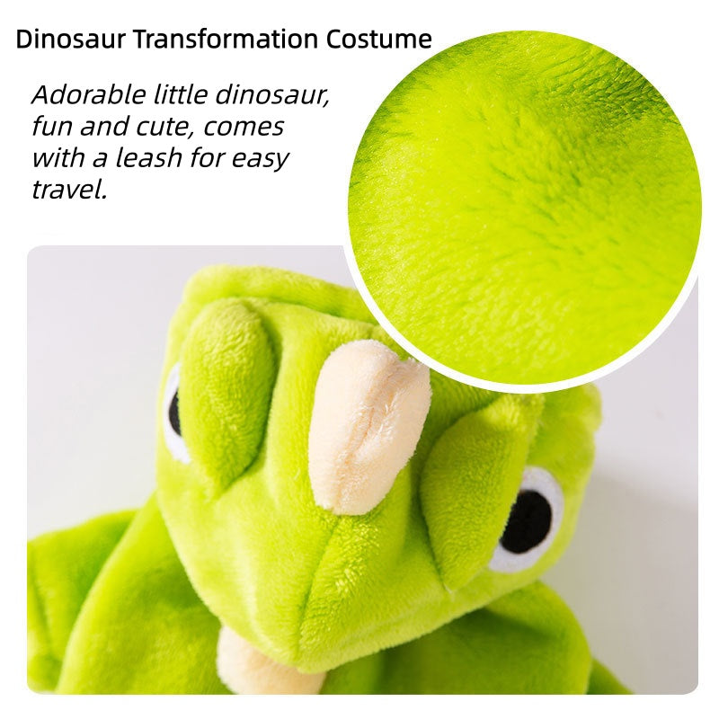 Dinosaur Transformation Costume for Small Dogs