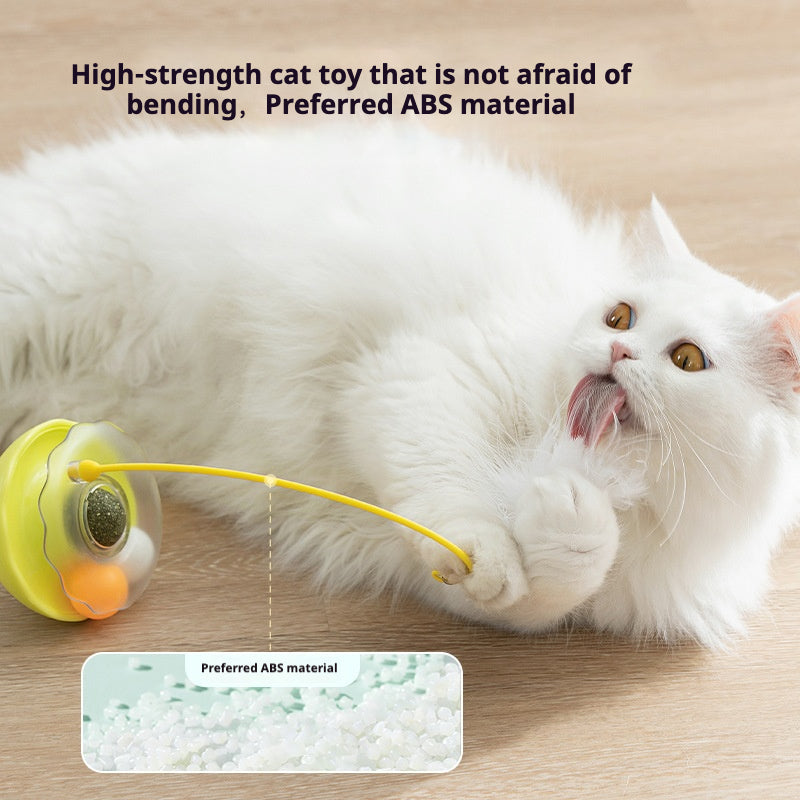 Automatic Interactive Cat Toy – Hands-Free Feather Play for Lazy Cat Lovers