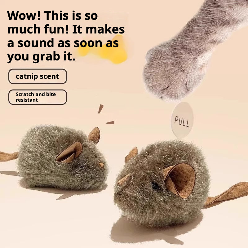 Squeaky Mouse Cat Toy