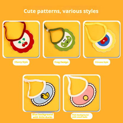 Cute Cat Drool Bibs – Soft Absorbent Pet Bib for Cats, Adjustable Cartoon Bib
