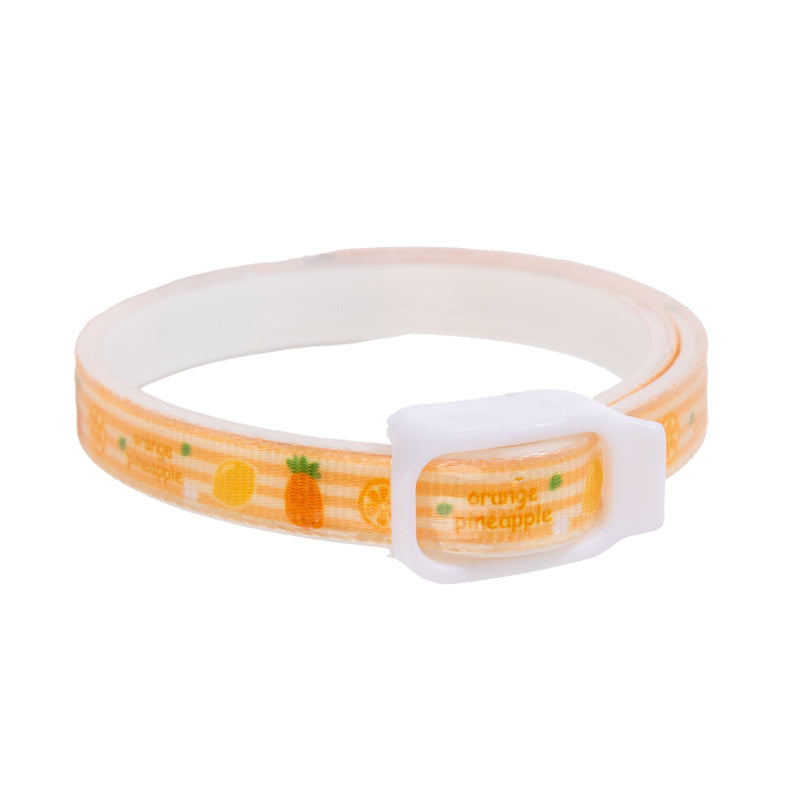 HipiDogs Waterproof Insect-Repellent Dog Collar | Adjustable Fruit Print Collar