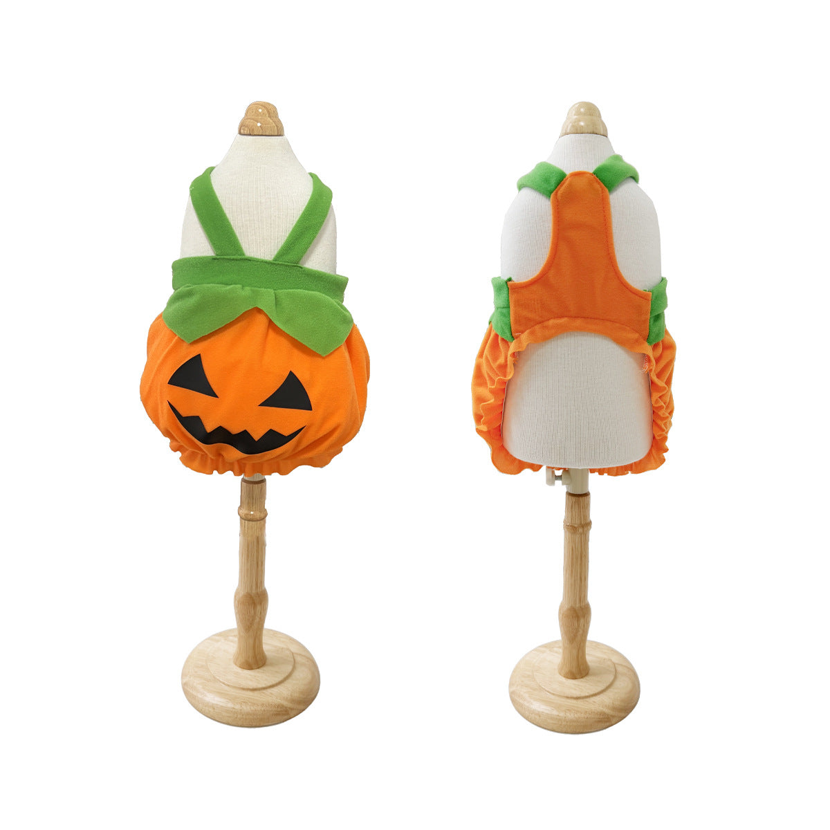 Pumpkin Dog Costume – Jack O’ Lantern Halloween Costume for Small Dogs