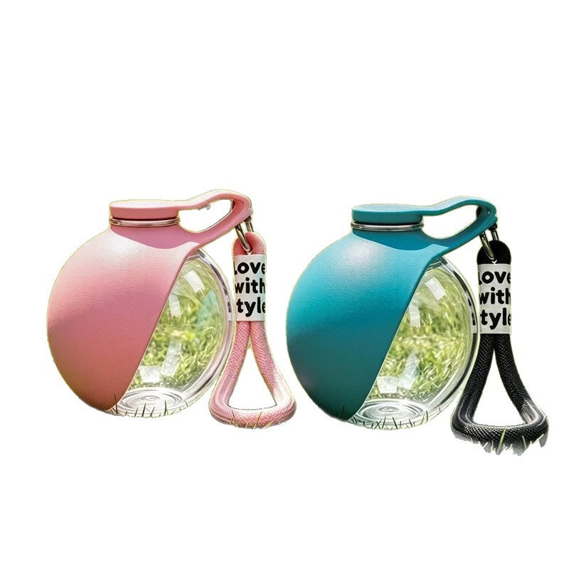 Portable Pet Water Bottle with Carrying Strap