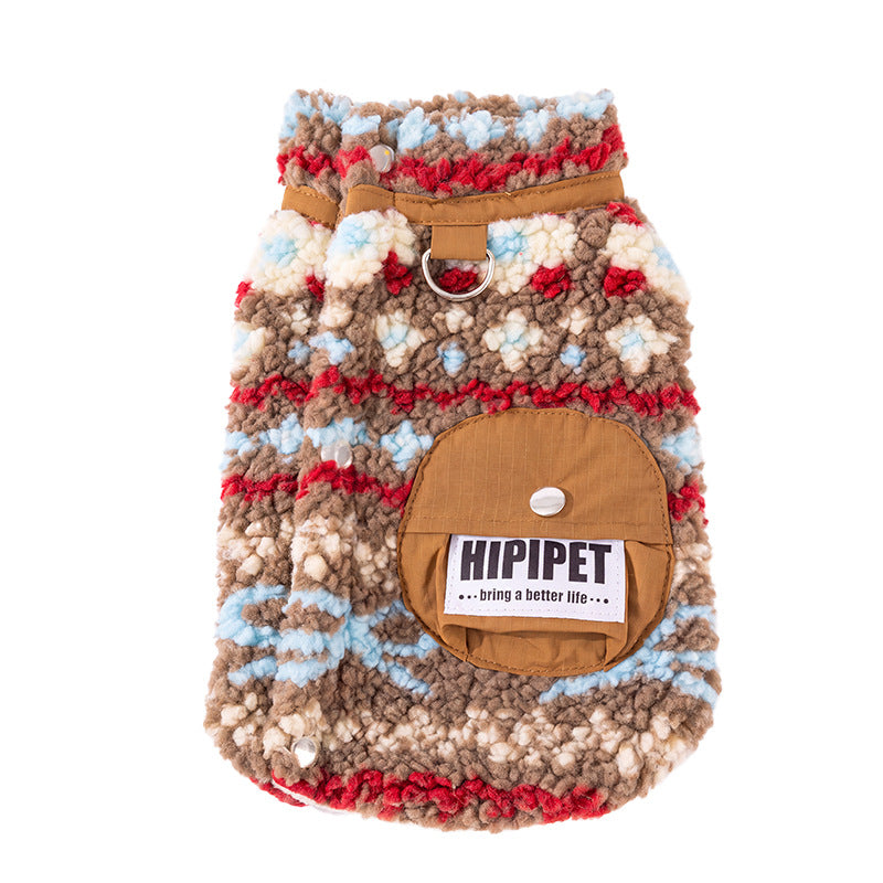 Cozy Winter Sherpa Coat for Dogs & Cats