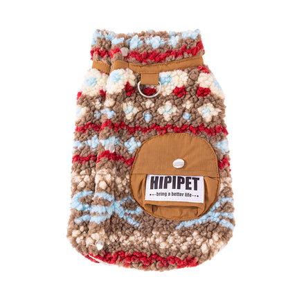 Cozy Winter Sherpa Coat for Dogs & Cats