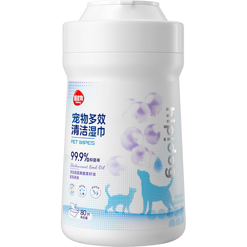 HipiDogs Pet Cleaning Wipes for Dogs & Cats