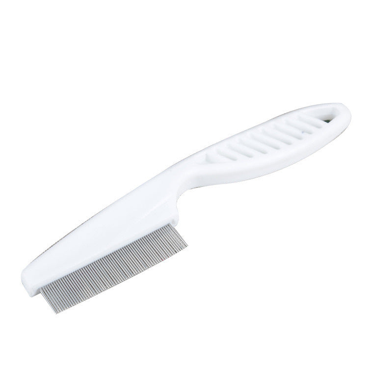 HipiDogs Stainless Steel Flea Comb – Fine Tooth Grooming Comb for Dogs & Cats