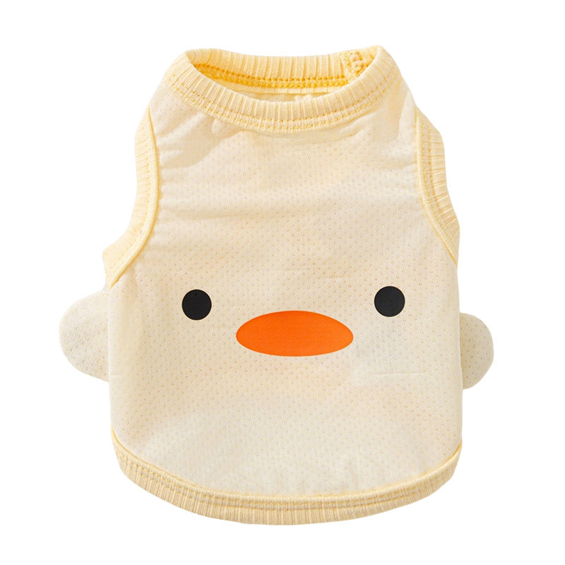 HipiDogs Cute Duck Cooling Tank Top for Dogs & Cats