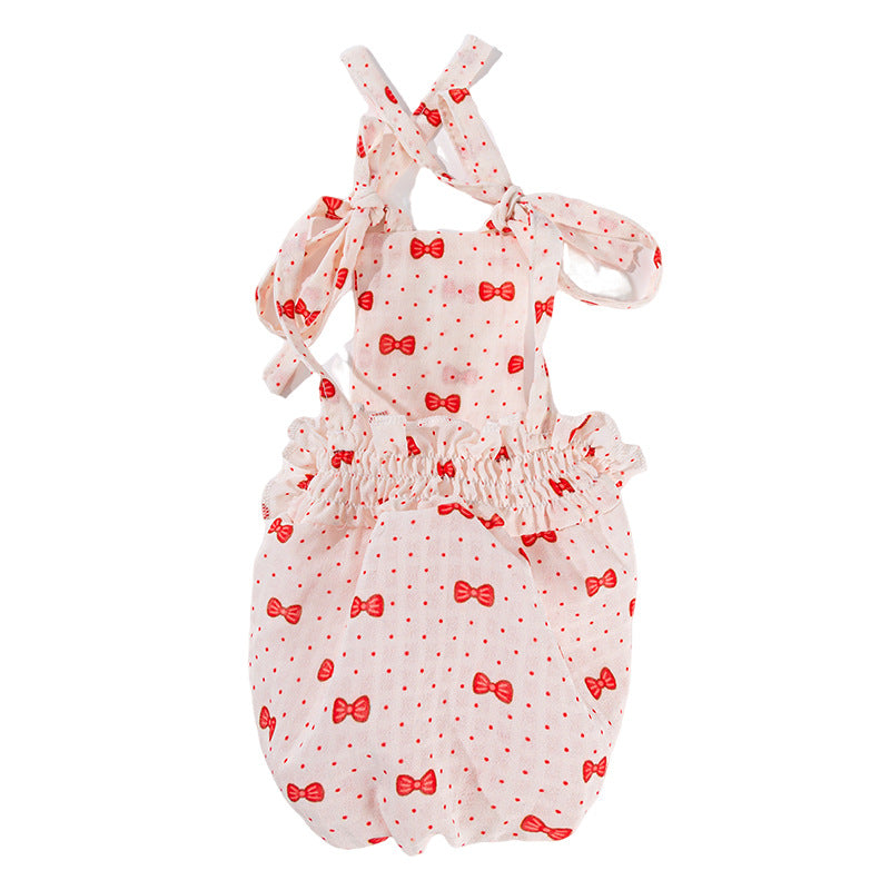 HipiDogs Sweet Bow Bubble Dress for Dogs & Cats