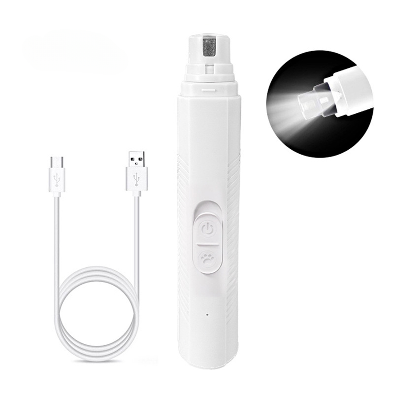 HipiDogs Electric Pet Paw Trimmer – Quiet LED Paw Hair Grooming Clipper for Dogs & Cats