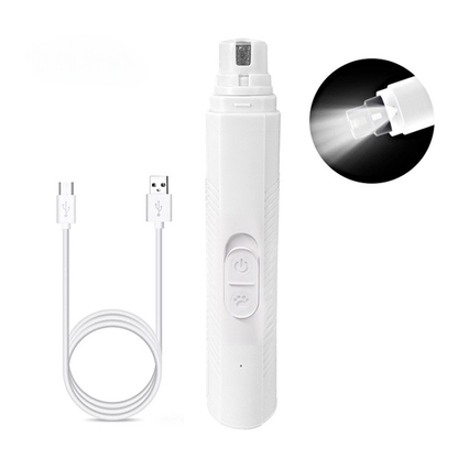 HipiDogs Electric Pet Paw Trimmer – Quiet LED Paw Hair Grooming Clipper for Dogs & Cats