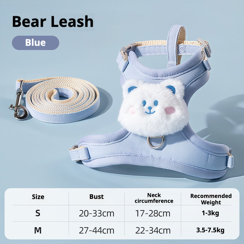 Escape-Proof Cat Harness and Leash Set – Lightweight Adjustable Cat Leash for Safe Outdoor Walking