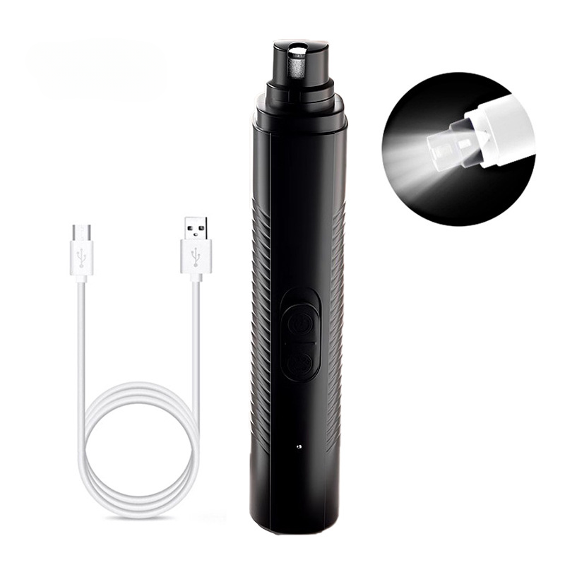 HipiDogs Electric Pet Paw Trimmer – Quiet LED Paw Hair Grooming Clipper for Dogs & Cats