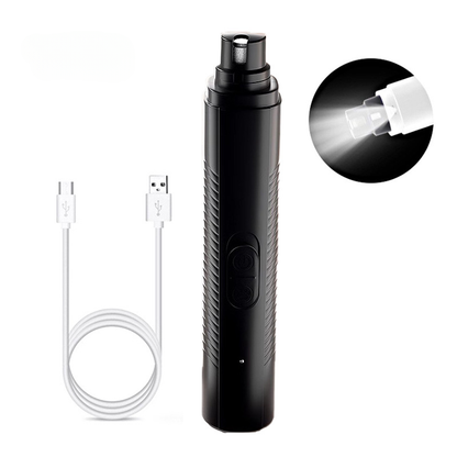 HipiDogs Electric Pet Paw Trimmer – Quiet LED Paw Hair Grooming Clipper for Dogs & Cats