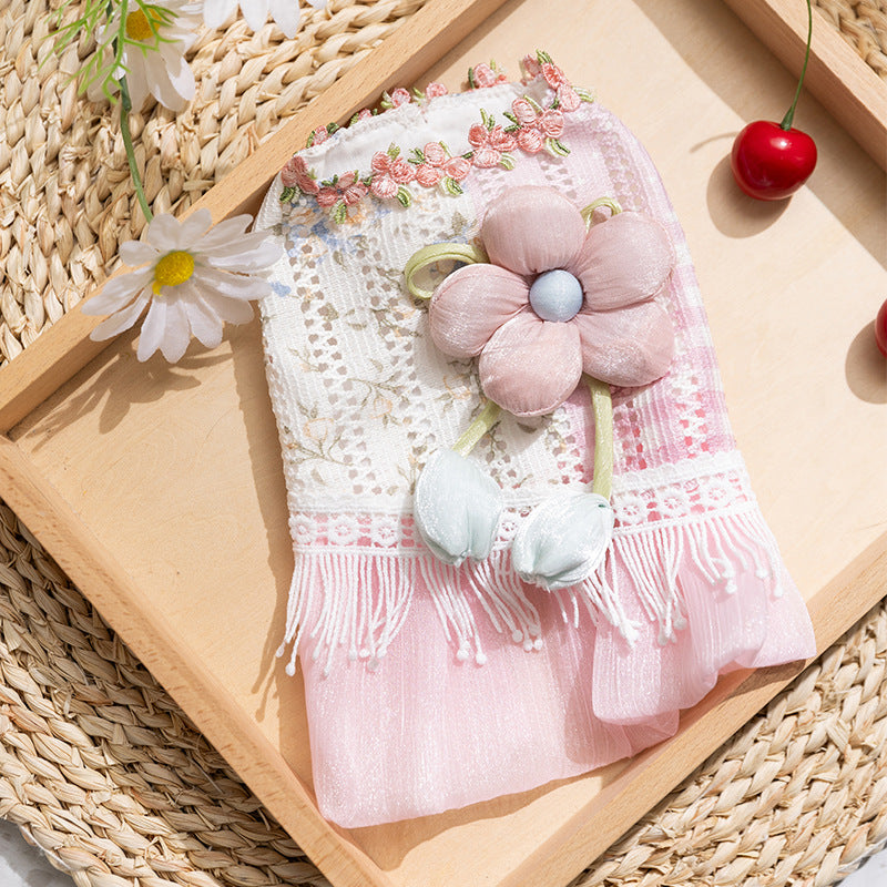 HipiDogs Vintage Floral Princess Dress for Dogs & Cats