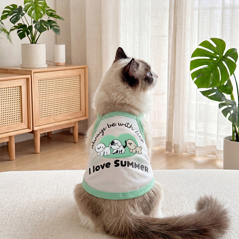 HipiDogs Cooling Mesh Cat Harness Vest | Breathable Summer Walking Harness