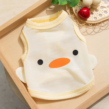 HipiDogs Cute Duck Cooling Tank Top for Dogs & Cats