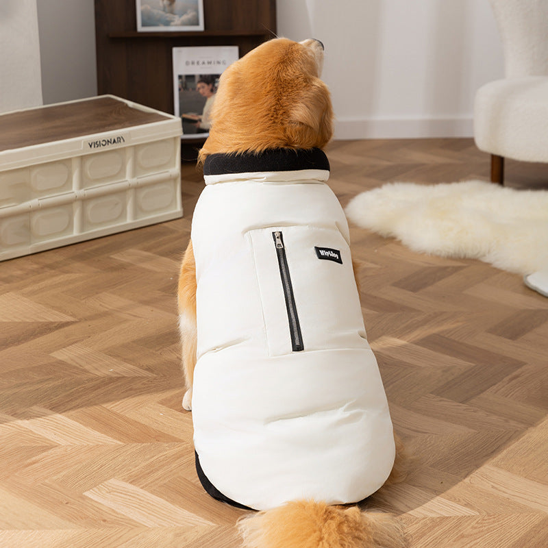 Puffer Vest Dog Jacket for Large Dogs Warm Winter Puppy Coat 3XL–8XL