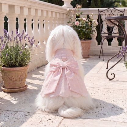 HipiDogs Elegant Bow Pet Dress | Lightweight Princess Dress for Small Dogs & Cats
